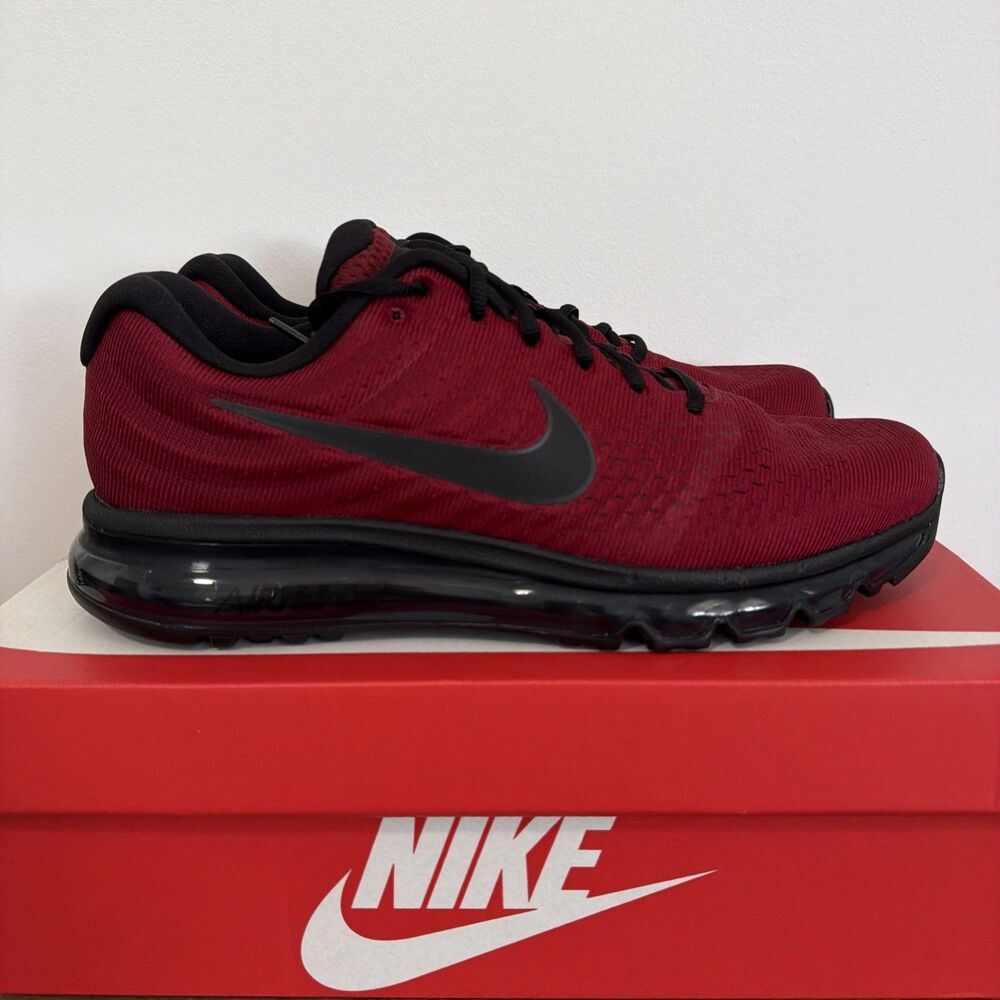 Nike Air Max 2017 Team Red Black 849559-603 Men’s Size 9.5 NBY